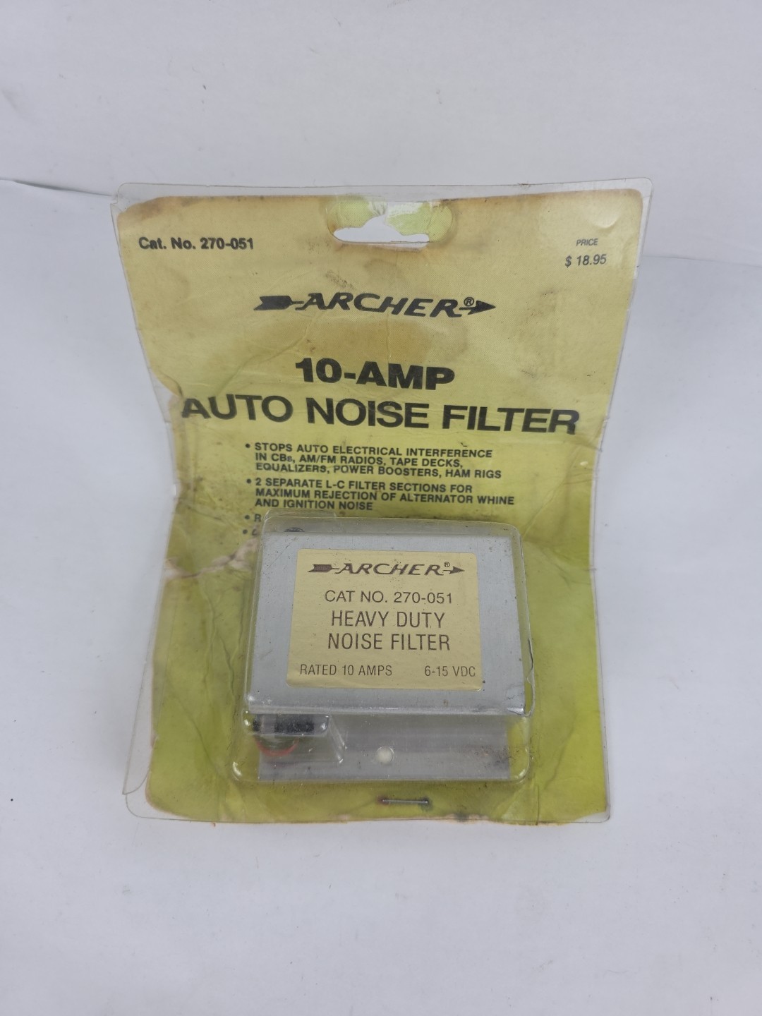 Archer #270-051 10 Amp Heavy Duty Noise Filter NEW