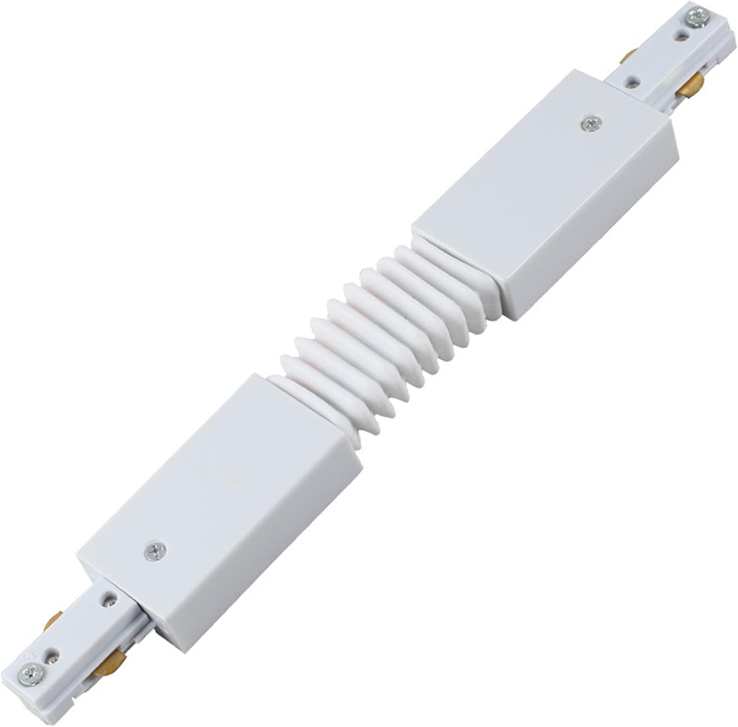 H Type Track Lighting Accessories, White Flexible Connector for Single Circuit 3