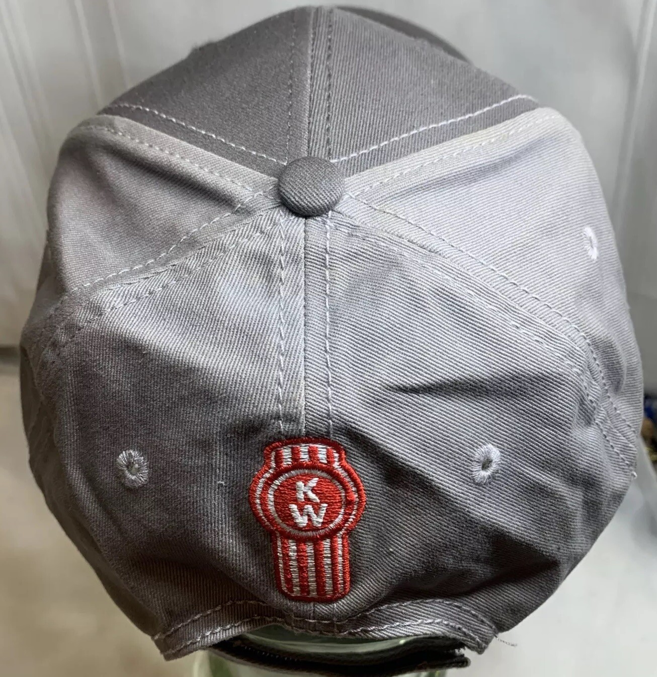 Kenworth Motors Trucks Since 1923 Gray Strapback Patch Hat Cap