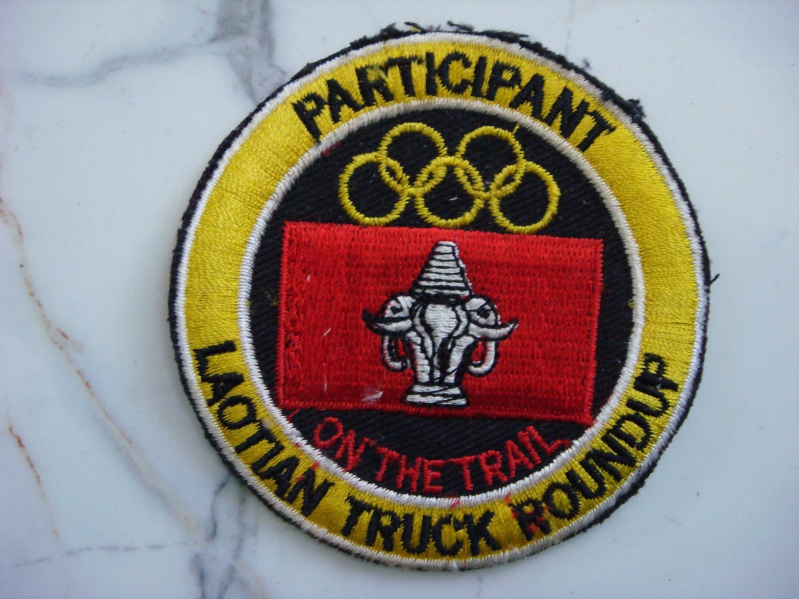 PARTICIPANT LAOTIAN TRUCK ROUND UP, VIETNAM WAR PATCH