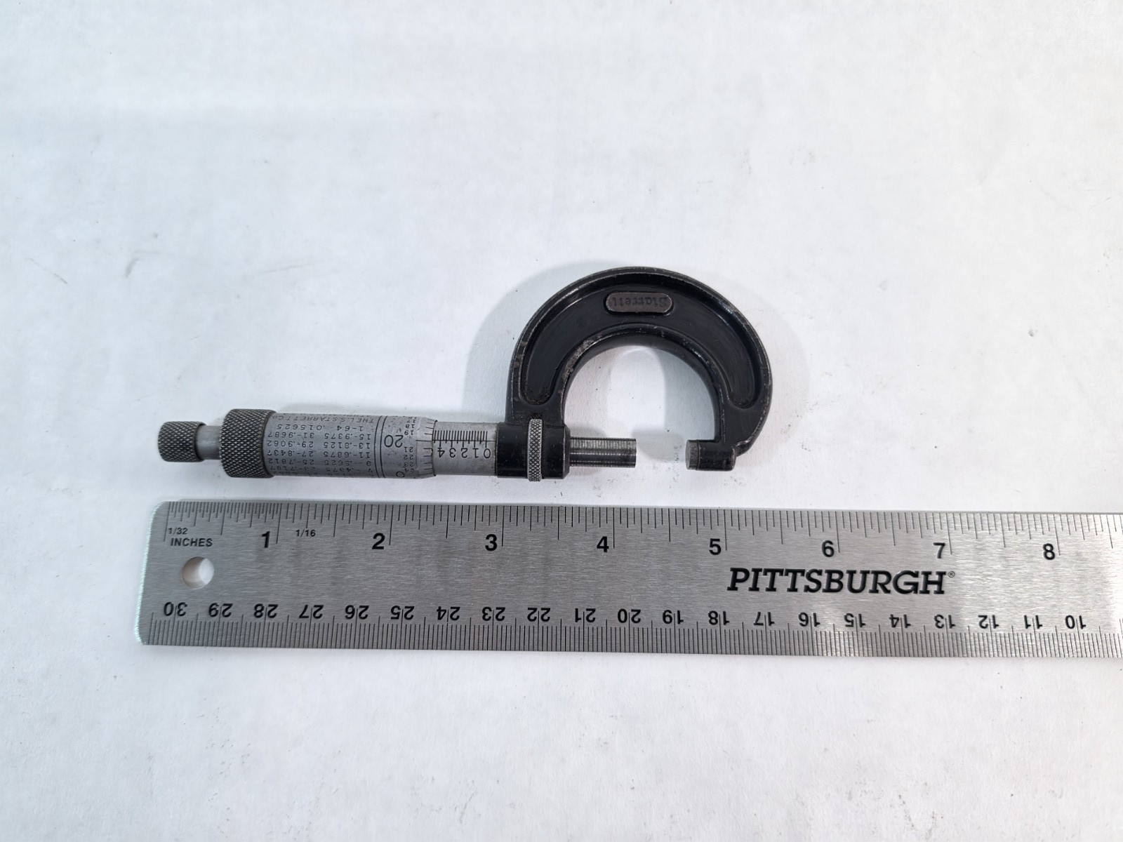 Starrett No. 436-1 0-1" Outside Micrometer USA Toolmaker Precision Tool