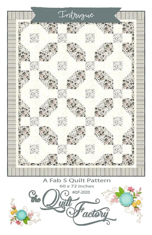 Quilt Factory INTRIGUE Fab 5 Quilt Pattern