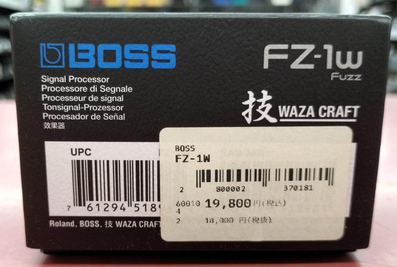 BOSS Compact Effect Pedal FZ-1W FUZZ