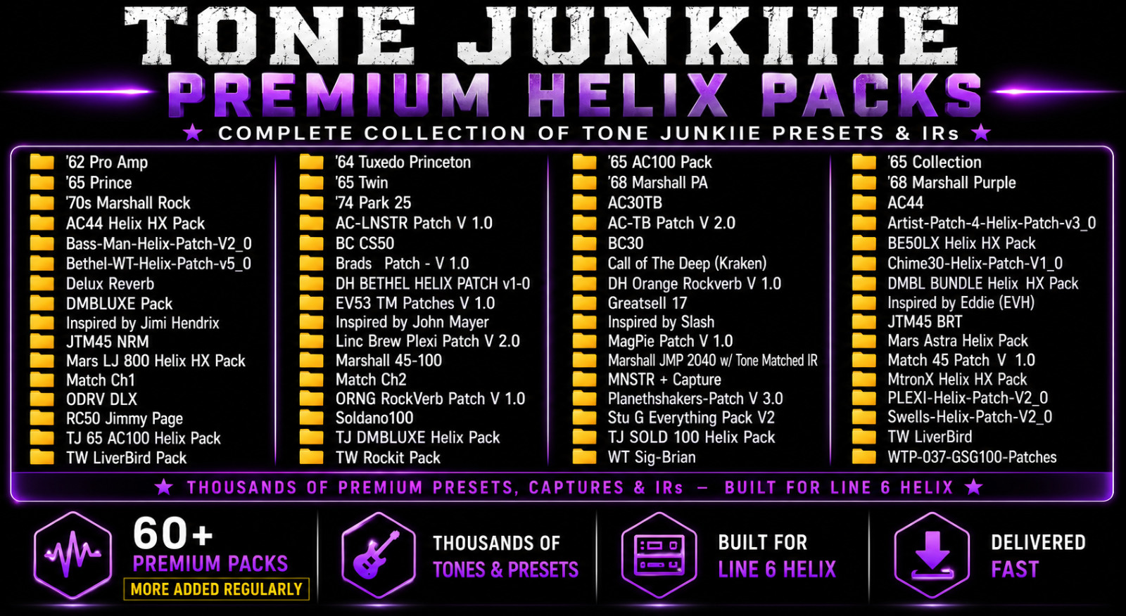 Line 6 Helix Huge Patch & IR Collection – The Ultimate Bundle