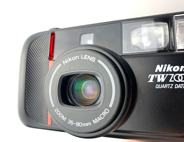 [Ex+5] Nikon TW Zoom Quartz Date 35-80mm Macro Lens 35mm Film Camera JAPAN ####B