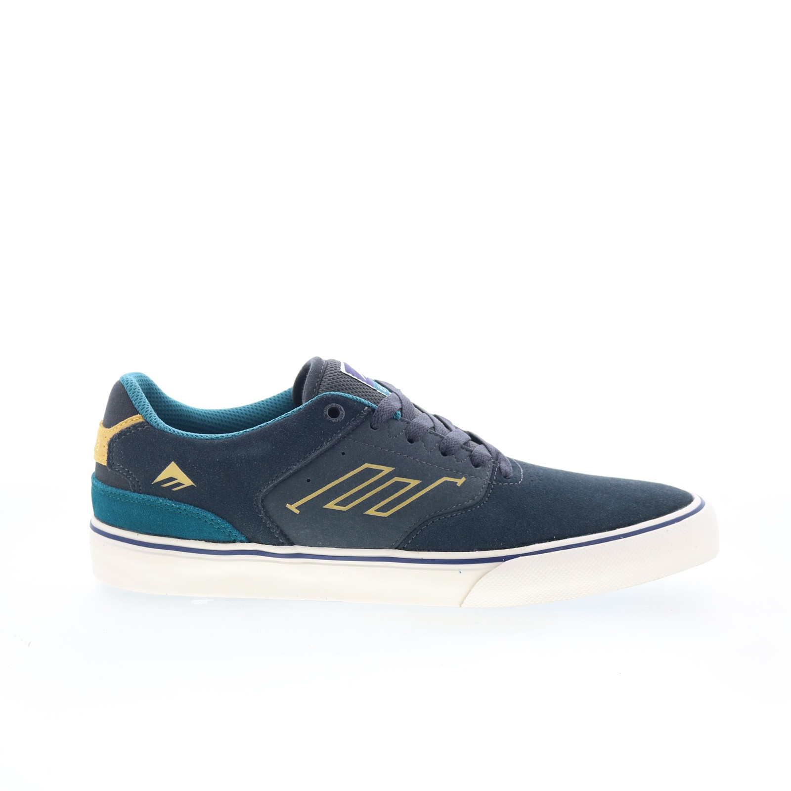 Emerica The Low Vulc 6101000131488 Mens Blue Skate Inspired Sneakers Shoes