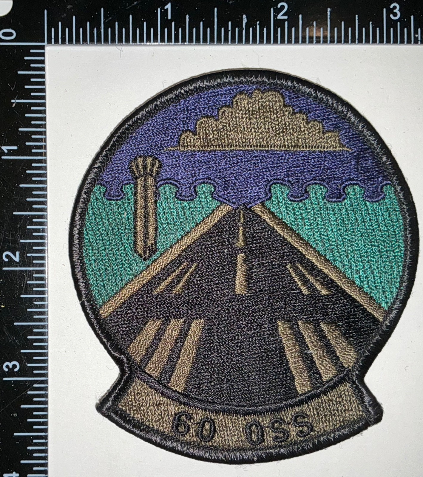 USAF US Air Force 60th Operations Support Squadron SUBDUED Patch