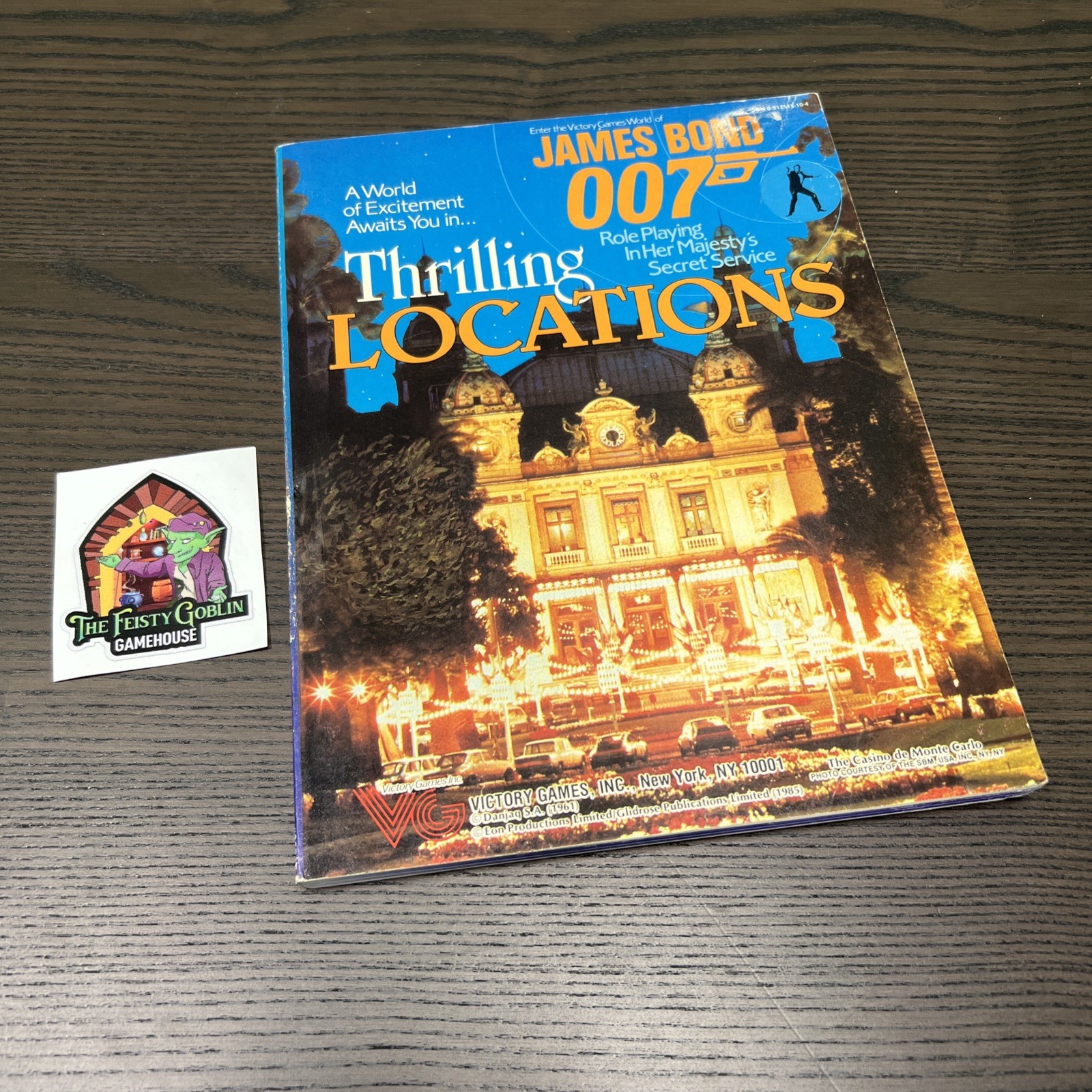 Thrilling Locations 007 James Bond Victory Games 1985 Role Playing
