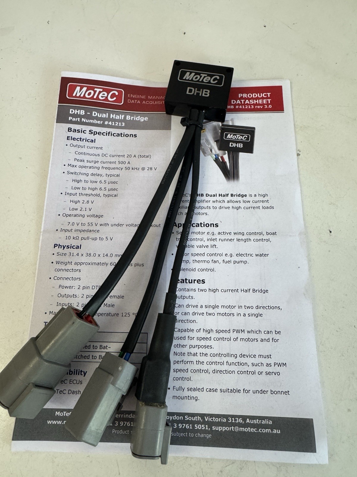 Motec DHB Dual Half Bridge