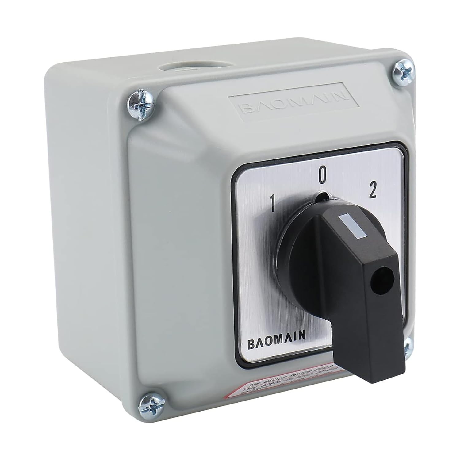 Durable 660V 20A Rotary Switch with Box - 3 Position Electrical Control
