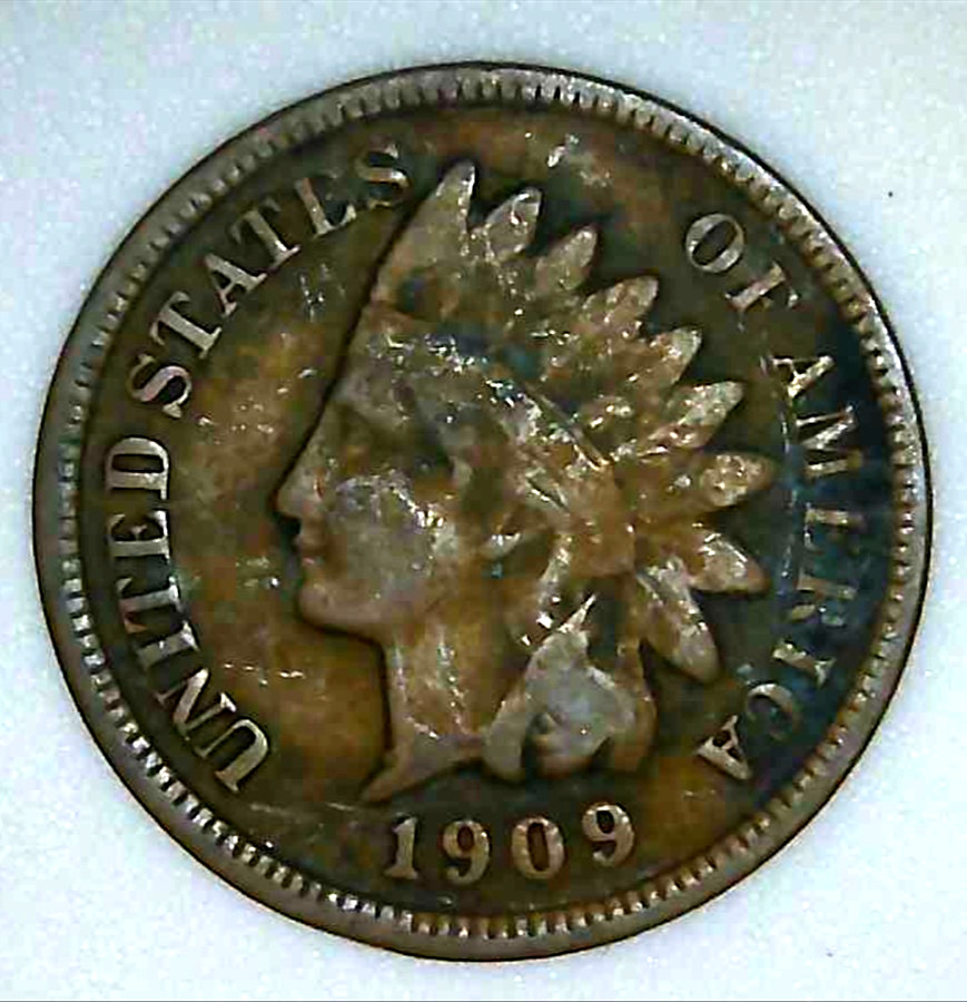 1909-P 1C Indian Head Cent 26uct0312-2