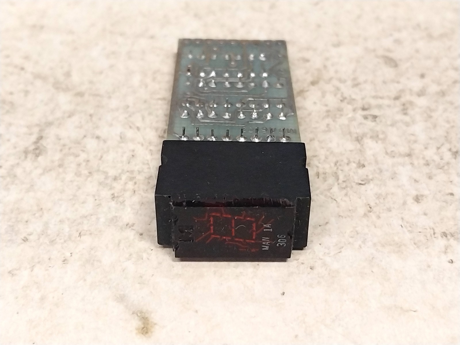 New Unused Monsanto Red 7 Segment Numeric Display Module Old Vintage Computer