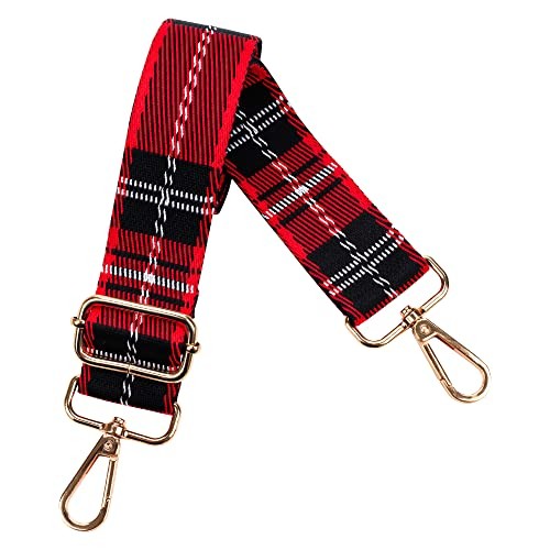Vibrant Adjustable Strap for Purse Crossbody 1.5" (3.8cm Width) Maroon Crusade
