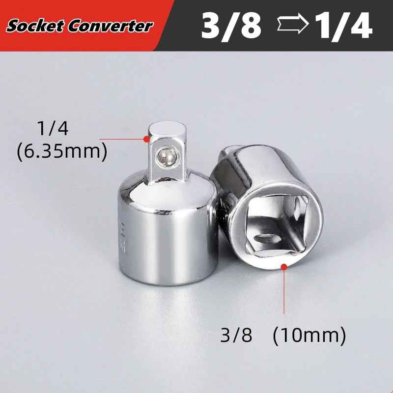 1/4" 3/8" 1/2" Socket Adapter Ratchet Drive Converter