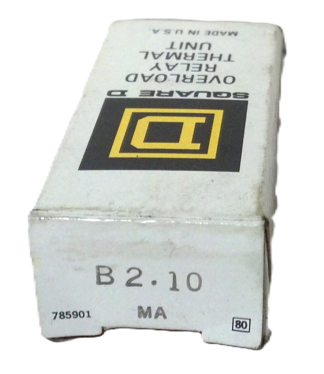 Square D B2.10 Class 20 Thermal Unit for Size 00-0-1 Overload Relay
