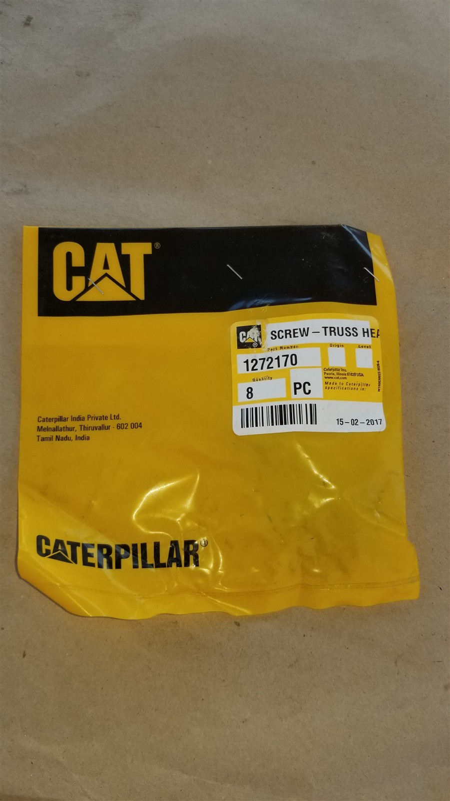 CAT 1272170 Truss Head Screws Qty. of 8