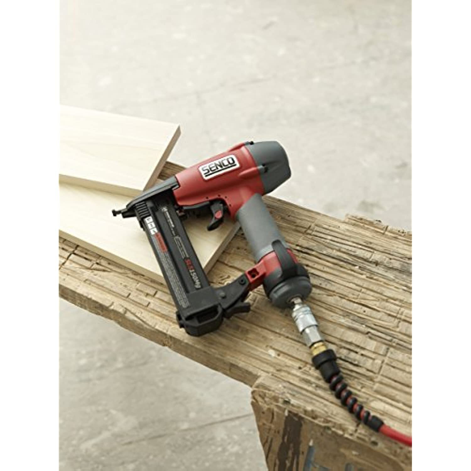 Senco SLS150Mg Medium Wire Finish crown Stapler, Gray/Red