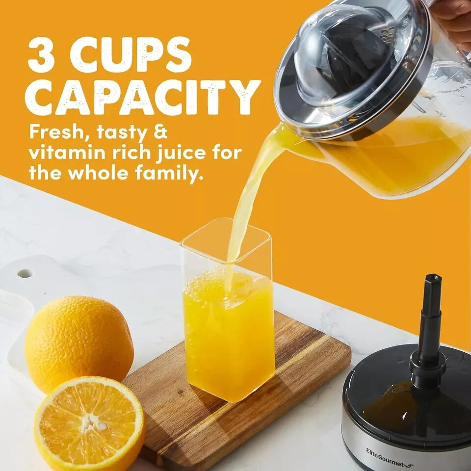 Electric Citrus Juicer Large Volume Juice Squeezer Lemon Orange Pulp Extractor