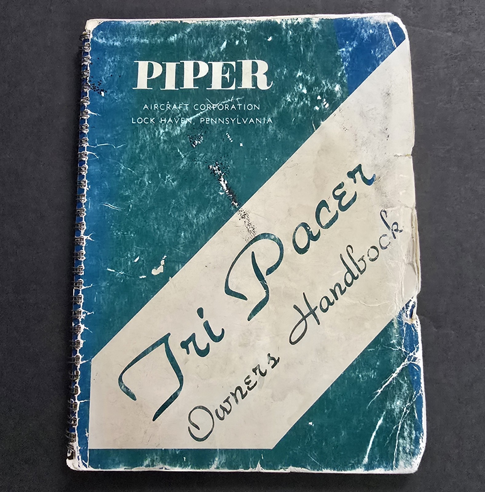 Piper Tri Power 1960 Tri-Pacer Owners' Handbook Manual Operation & Maintenance