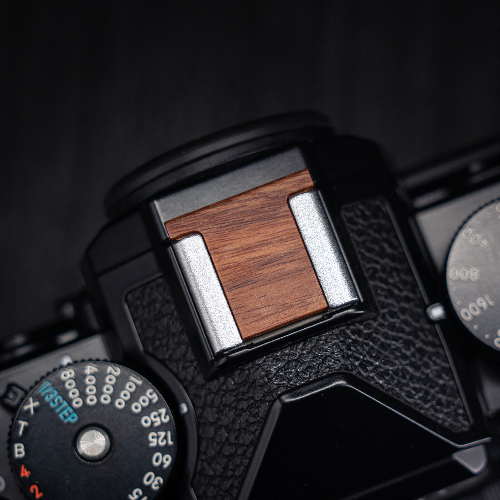 Wooden Soft Shutter Button & Hot Shoe Cover For Nikon ZF Camera Accessories