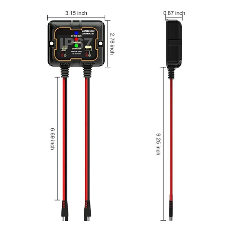 Strong 100A MPPT Energy Regulator 12V System With Multiple Safety procedures