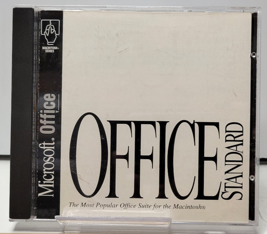 Microsoft Office 4.2.1a Standard for Macintosh Mac OS Classic