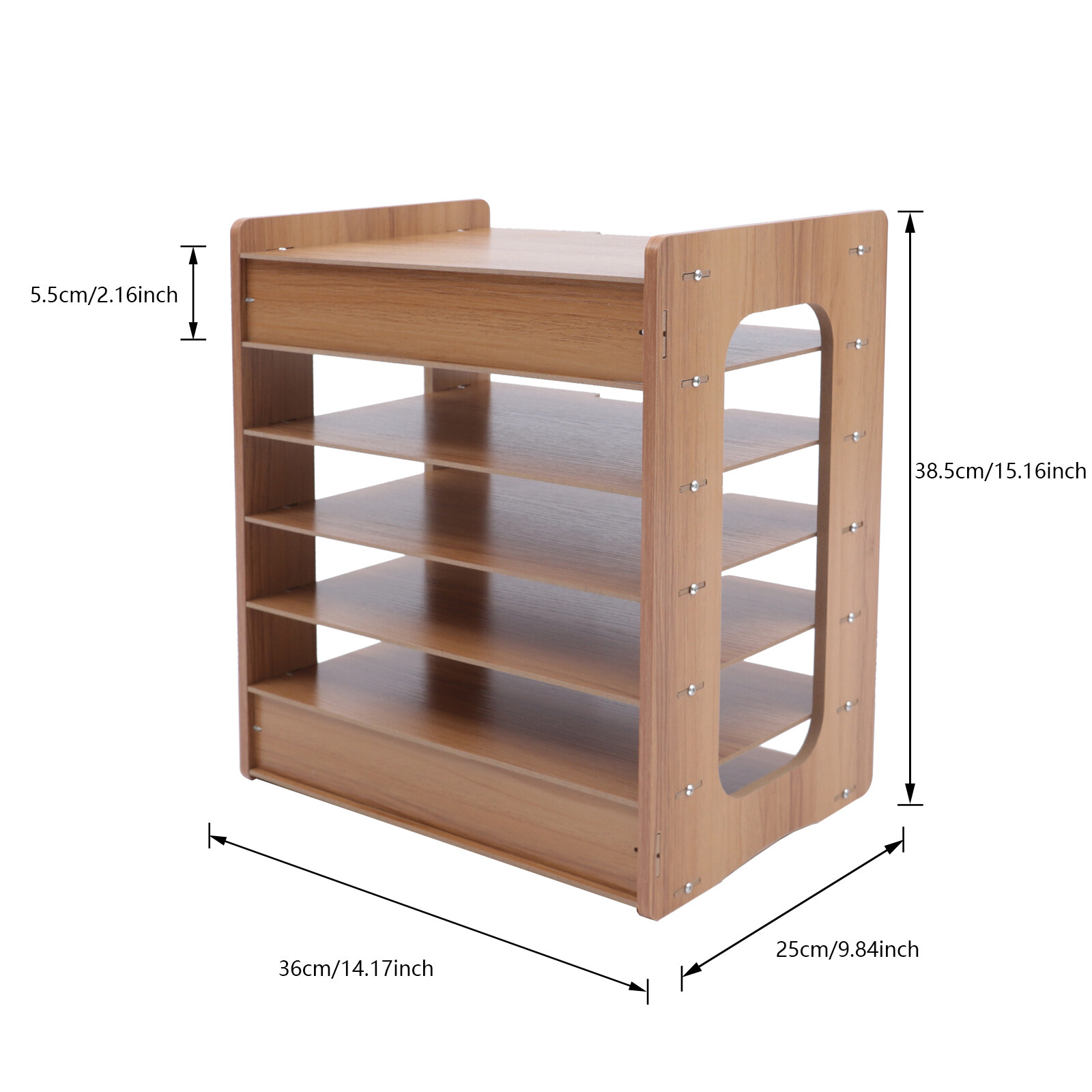 Desktop Organizer Paper File Holder For Home & Office Document Storage Rack