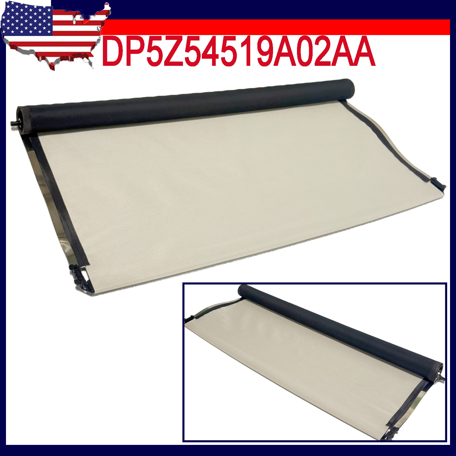 Car Sunroof Curtain Assembly DP5Z54519A02AA Fits For 2013-2016 Lincoln MKZ
