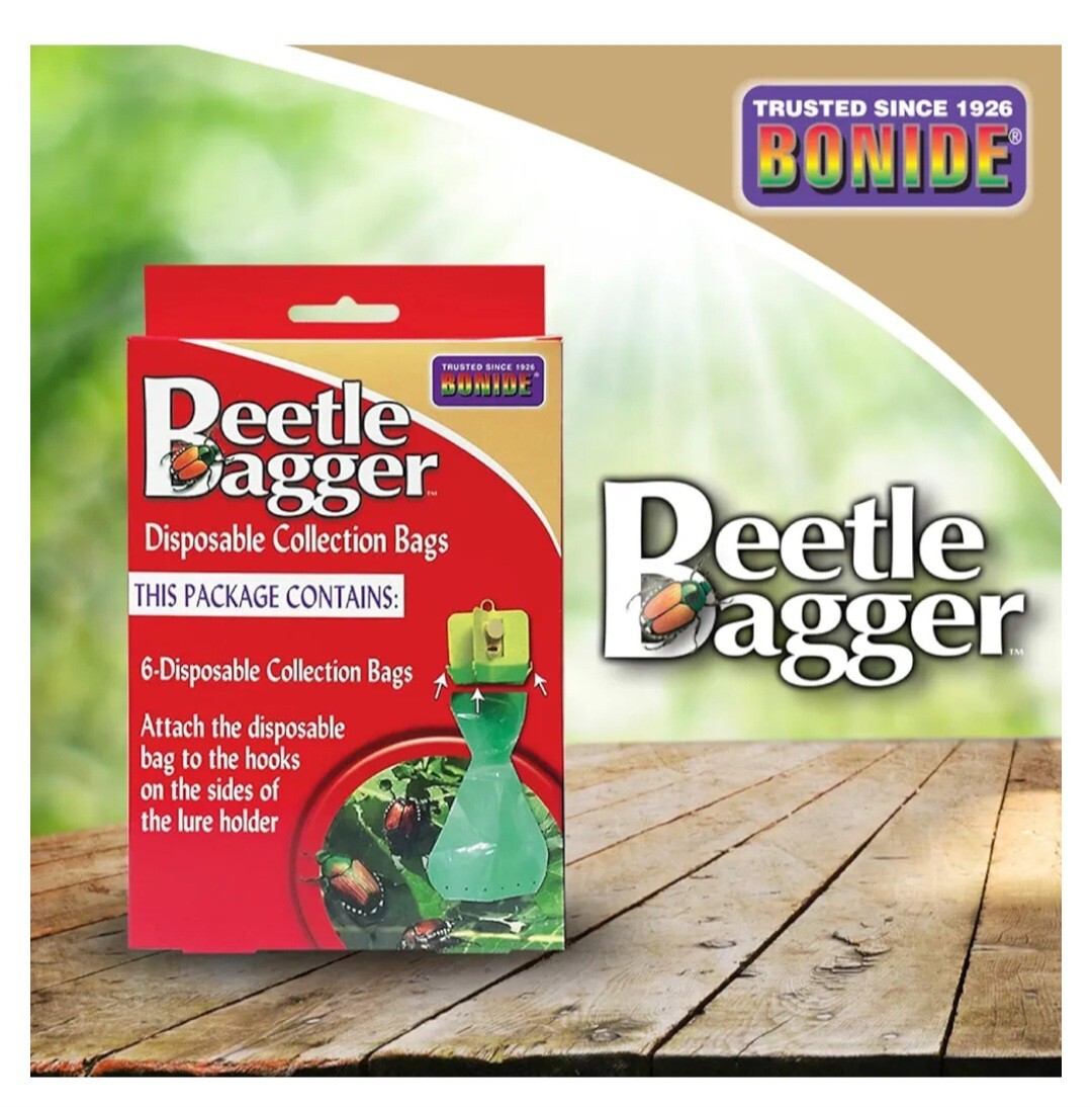 Bonide Beetle Bagger Japanese Beetle Trap Bag Refill New 6 Count