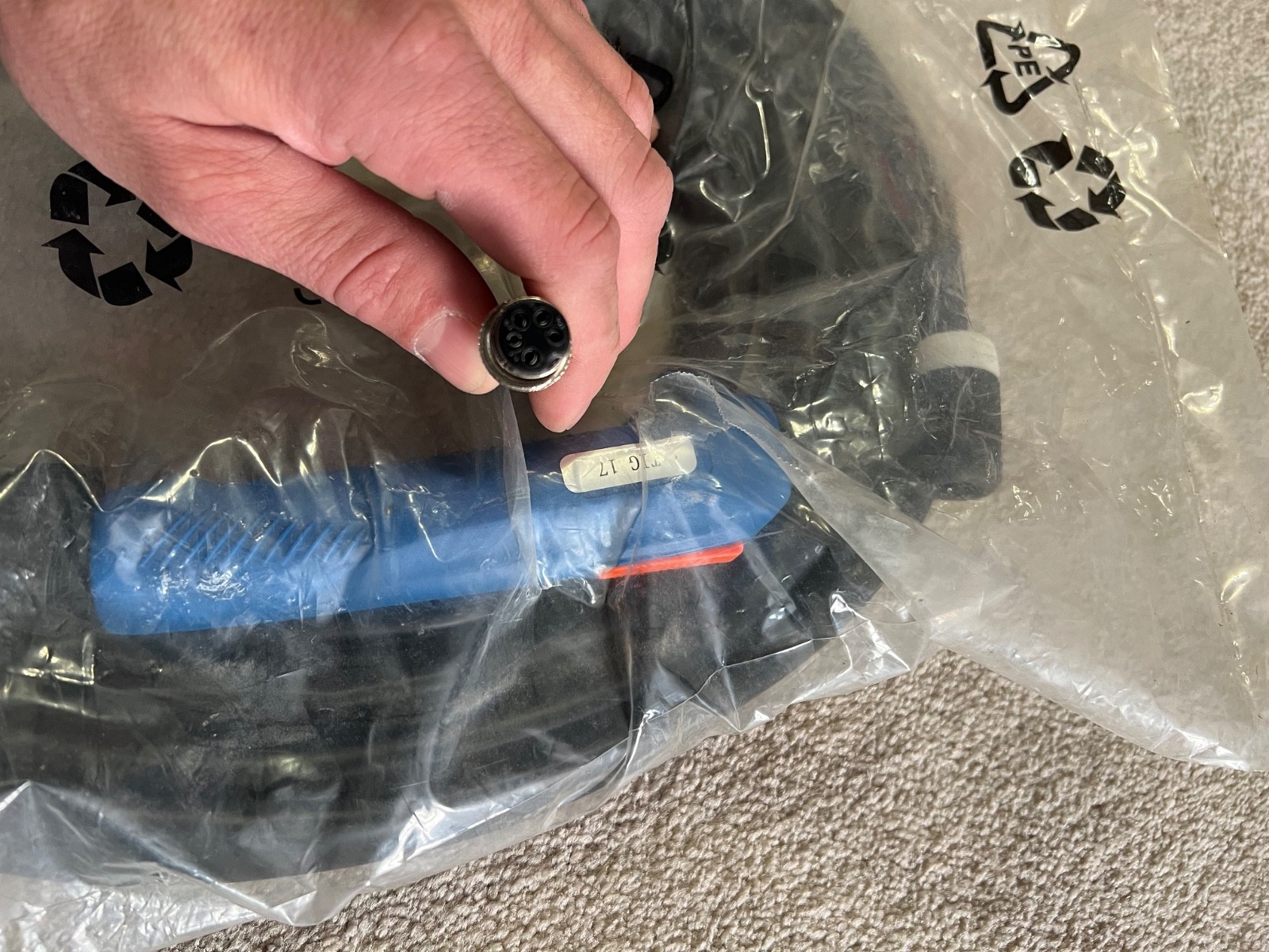 Primeweld CT520D Tig gun and stick electrode.