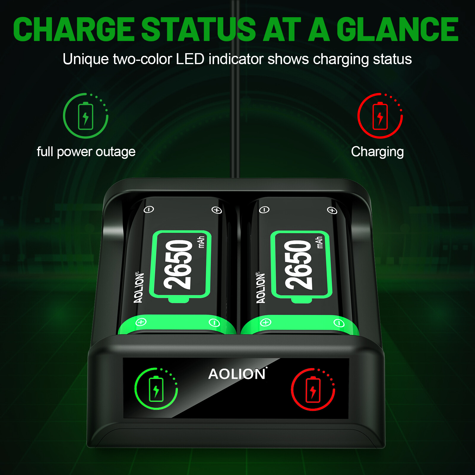 New For Microsoft Battery For Xbox One Wireless Controller 2650mAh Rechargeable