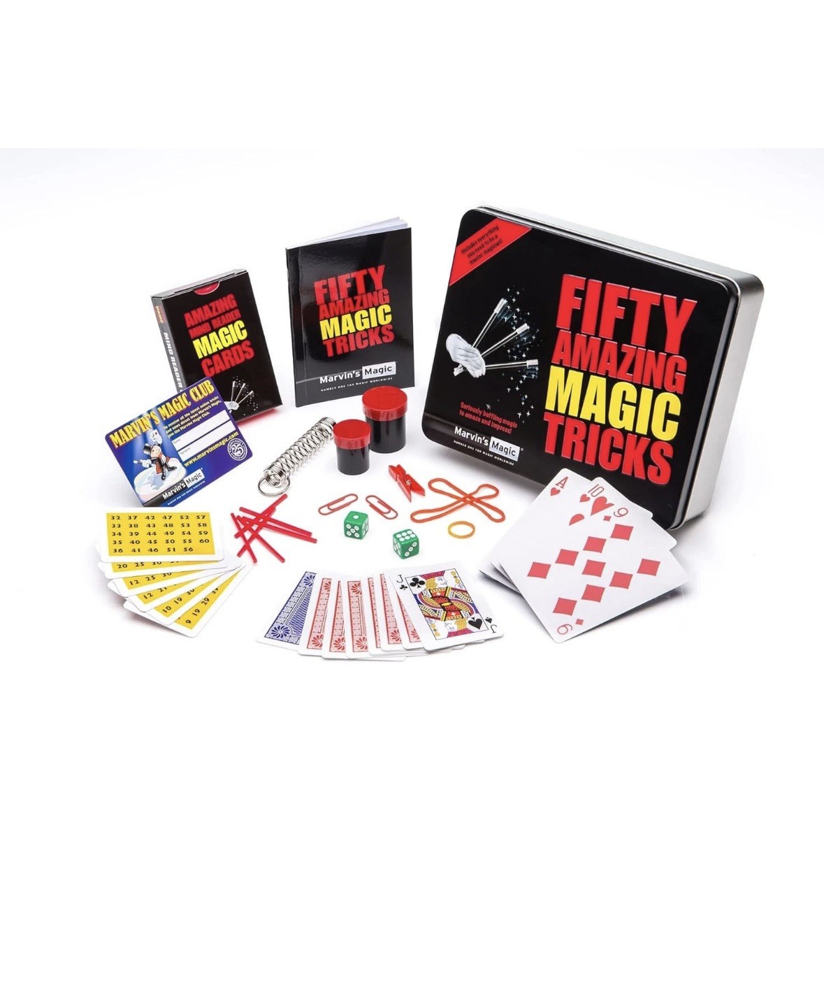 Marvin's Magic MMT120 Fifty Amazing Magic Tricks Game Brand New but not sealed