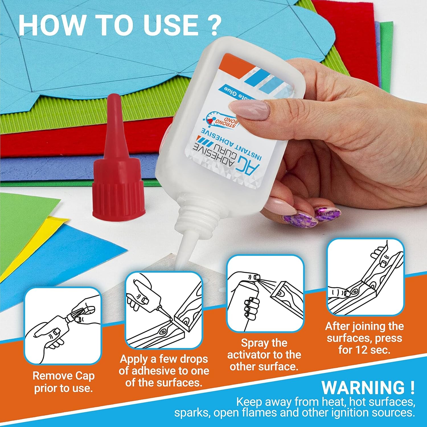 Adhesive Guru CA Glue with Activator (2X 0.9 2 Pack, Ca