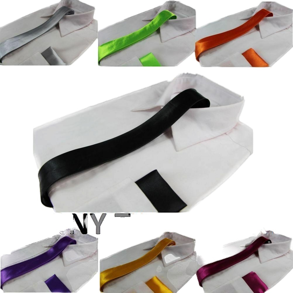 Mens Matching Tie Set: Skinny Thin Necktie + Pocket Square Hanky Formal Wedding