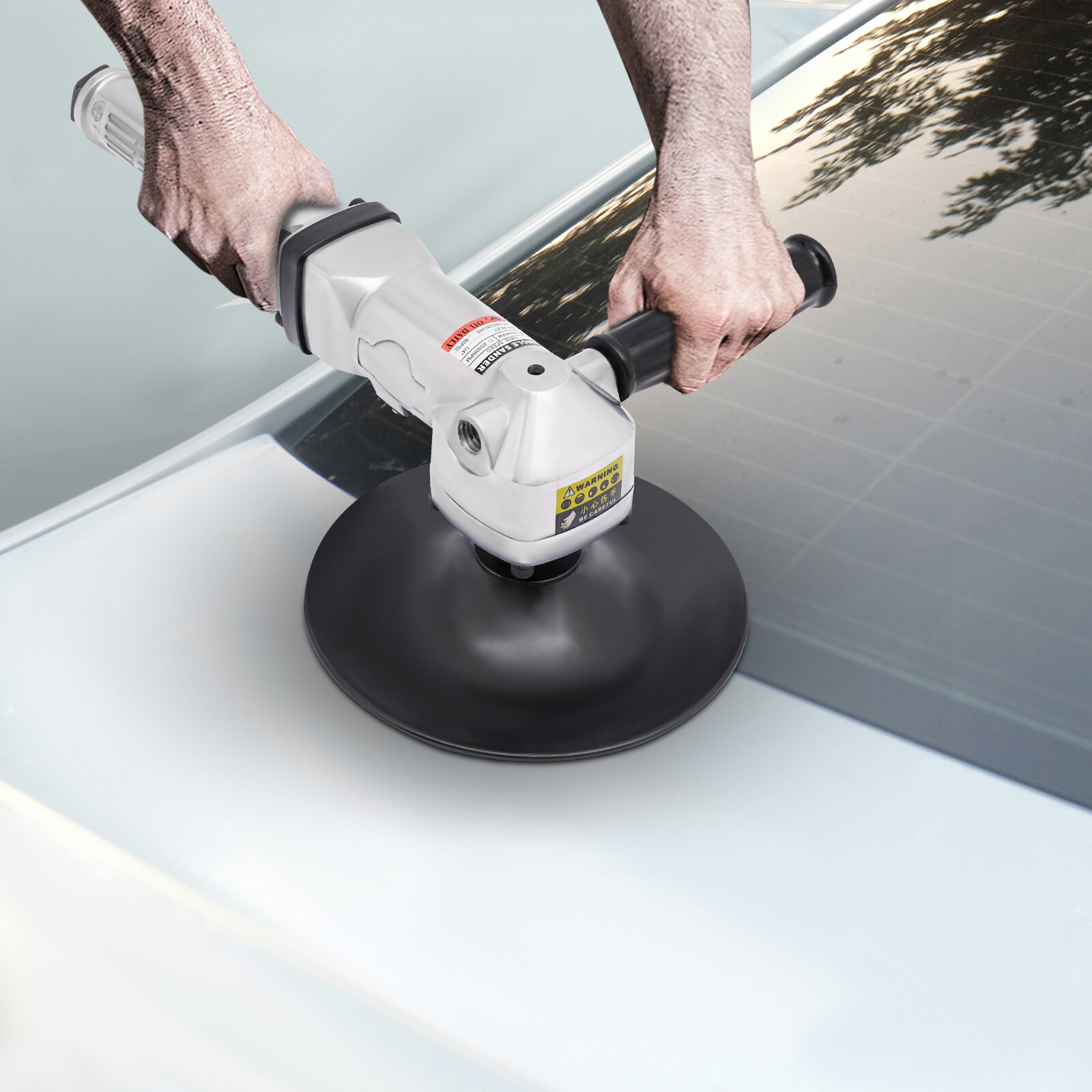 7" Air Angle Sander Pneumatic Sander Sanding Tool Hand Polisher 4500RPM