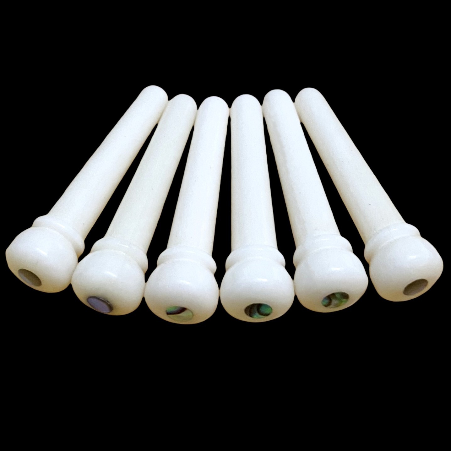 60x Guitar Unslotted Bone Pin String Peg Luthier Nut Saddle H01-N