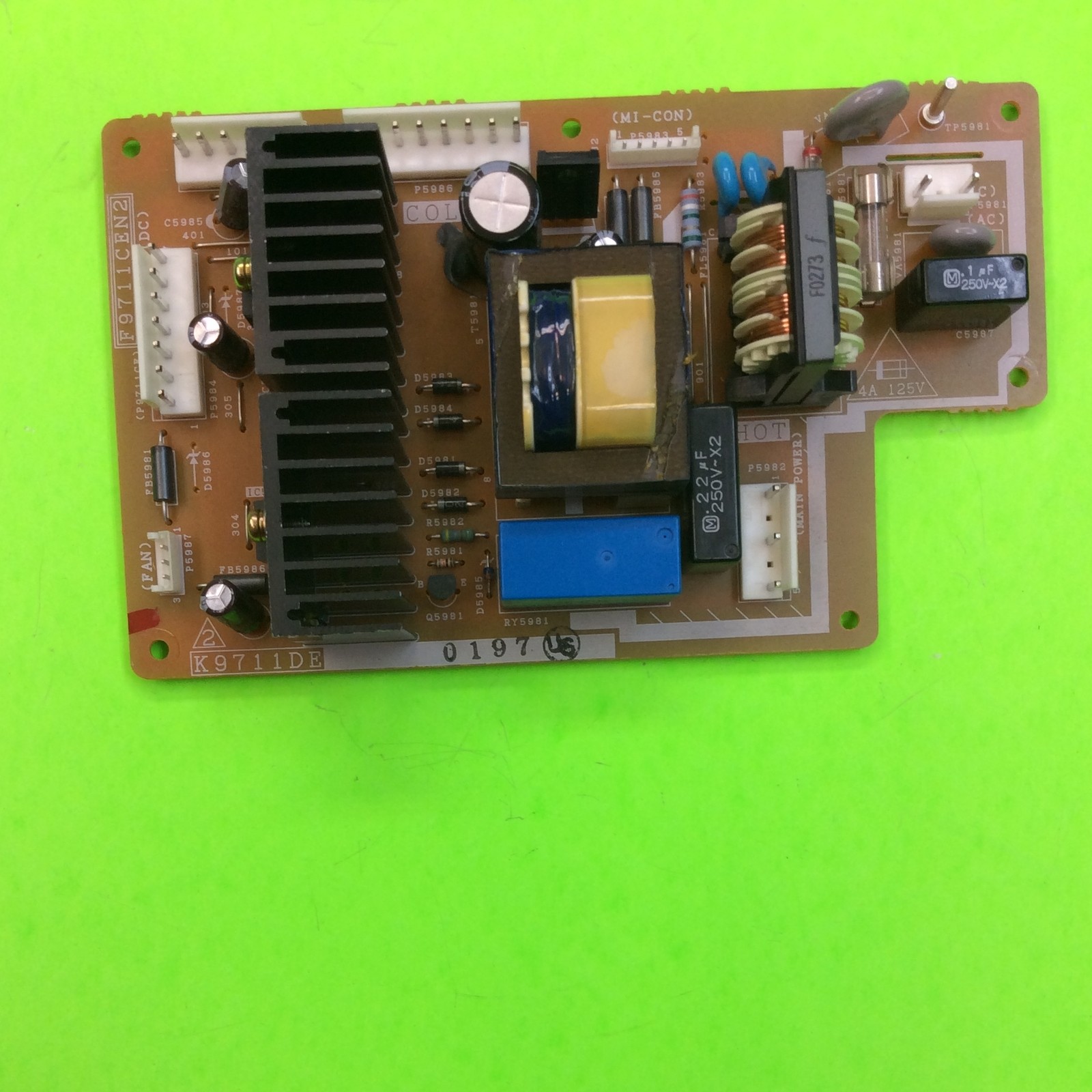 Sharp TU-DTV1000 DTV Decoder Cable Box Main Power Board F9711CEN2 SP-13A