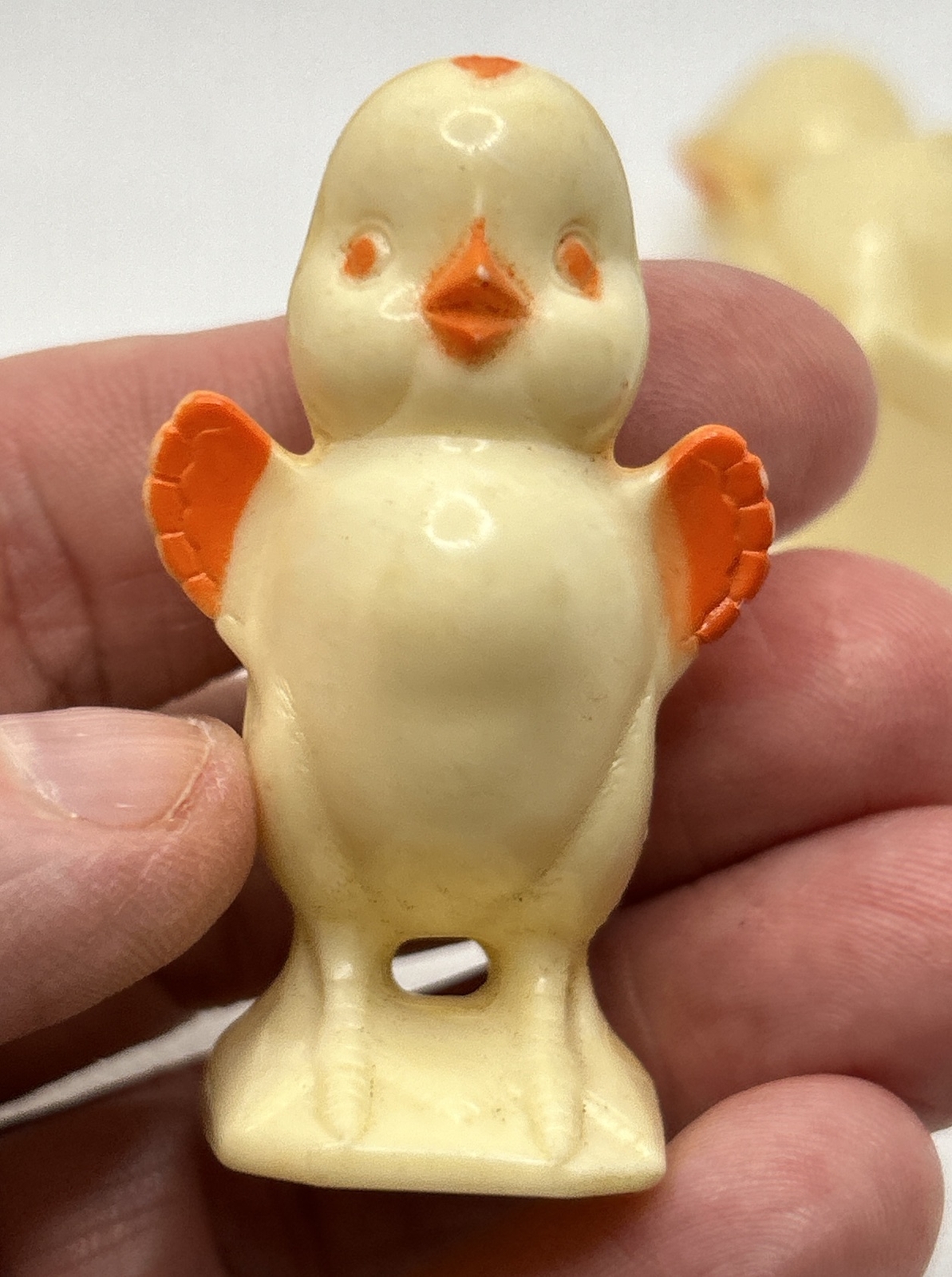 VTG 1950S KNICKERBOCKER 2” PLASTICS YELLOW MINI EASTER CHICK 4 Sold Separately