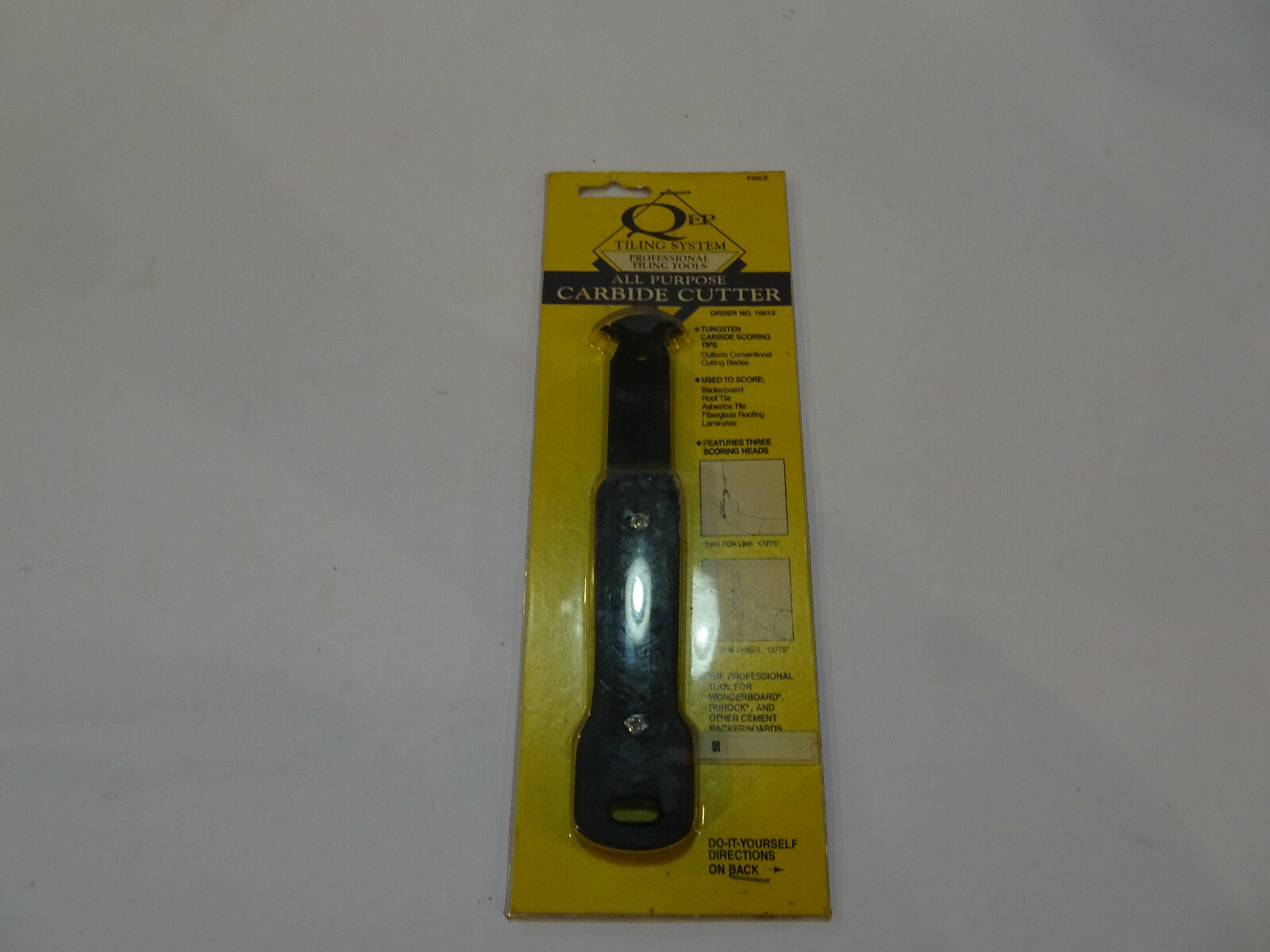 QEP  Tiling System All Purpose Carbide Cutter New in  Package  for Backer Board