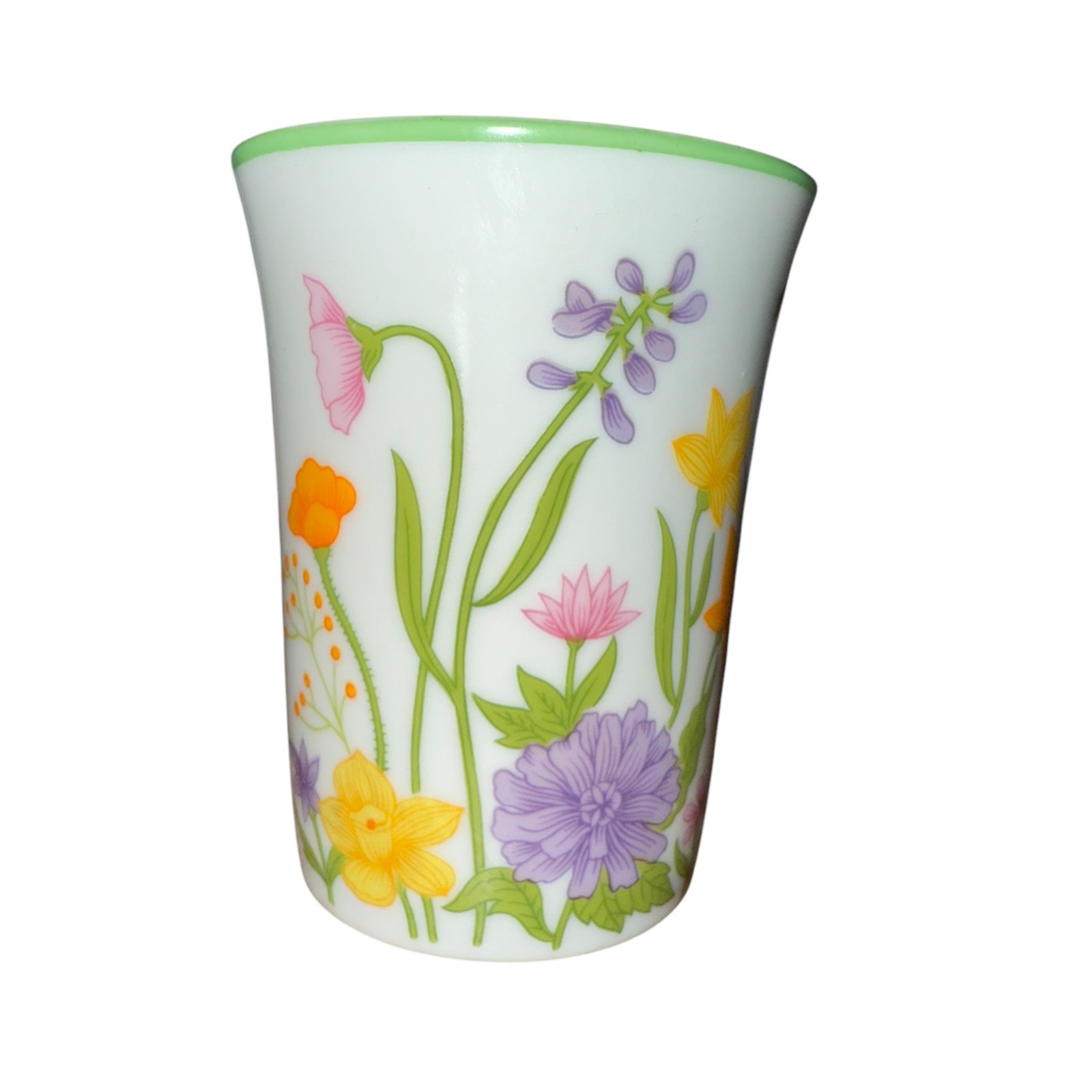 Andre Richard Floral Porcelain Cup Japan Bathroom Counter
