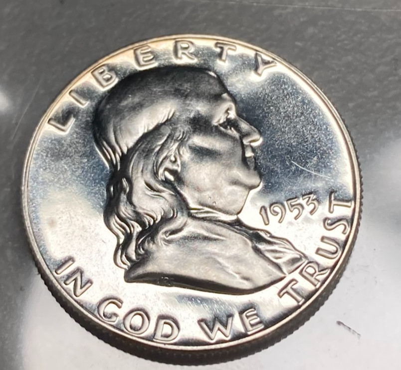 1955 Proof Franklin Silver 50¢ MMM #35