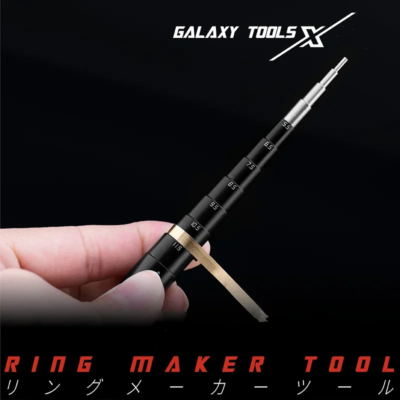 Galaxy Metal Wire Winder Ring Maker Craft Tool Step Roller Reel with Scale