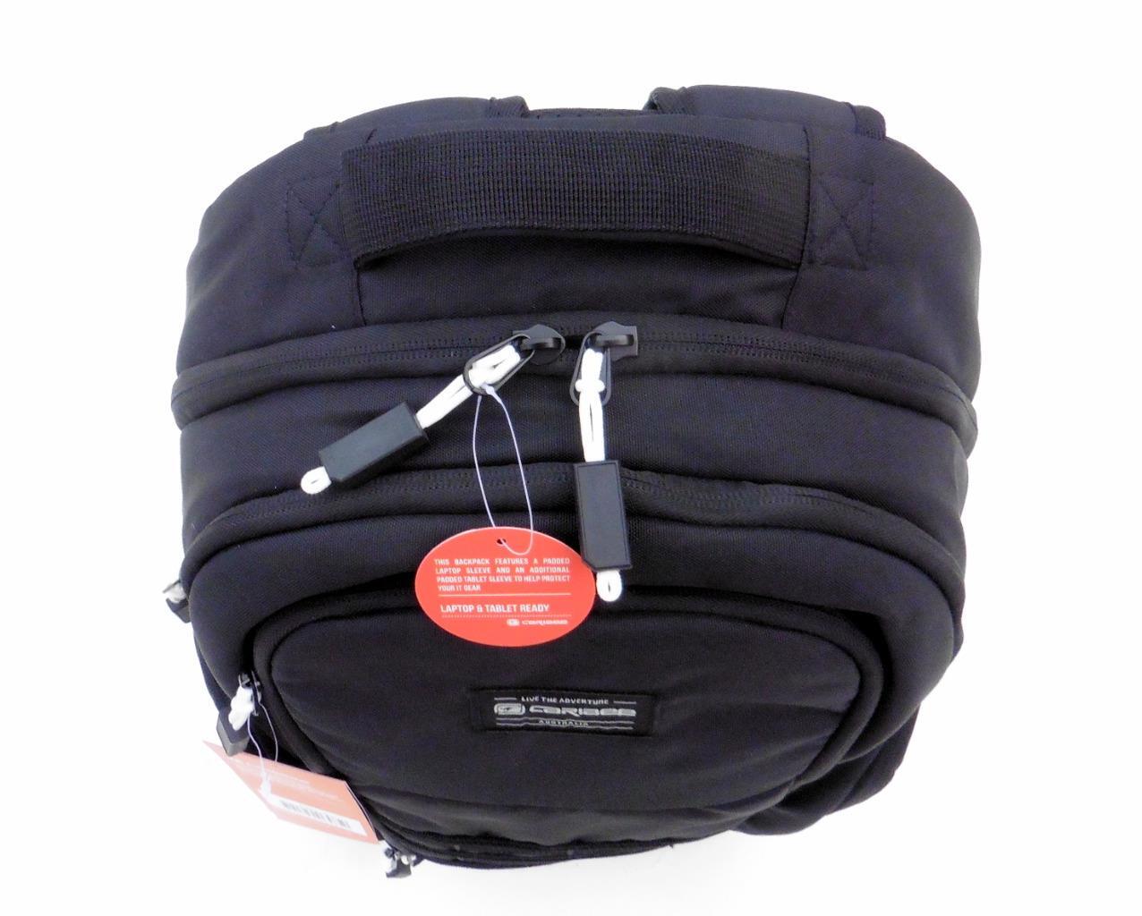 Caribee Komodo 42L Team backpack Laptop School Travel Bag Daypack Bike BLACK NEW
