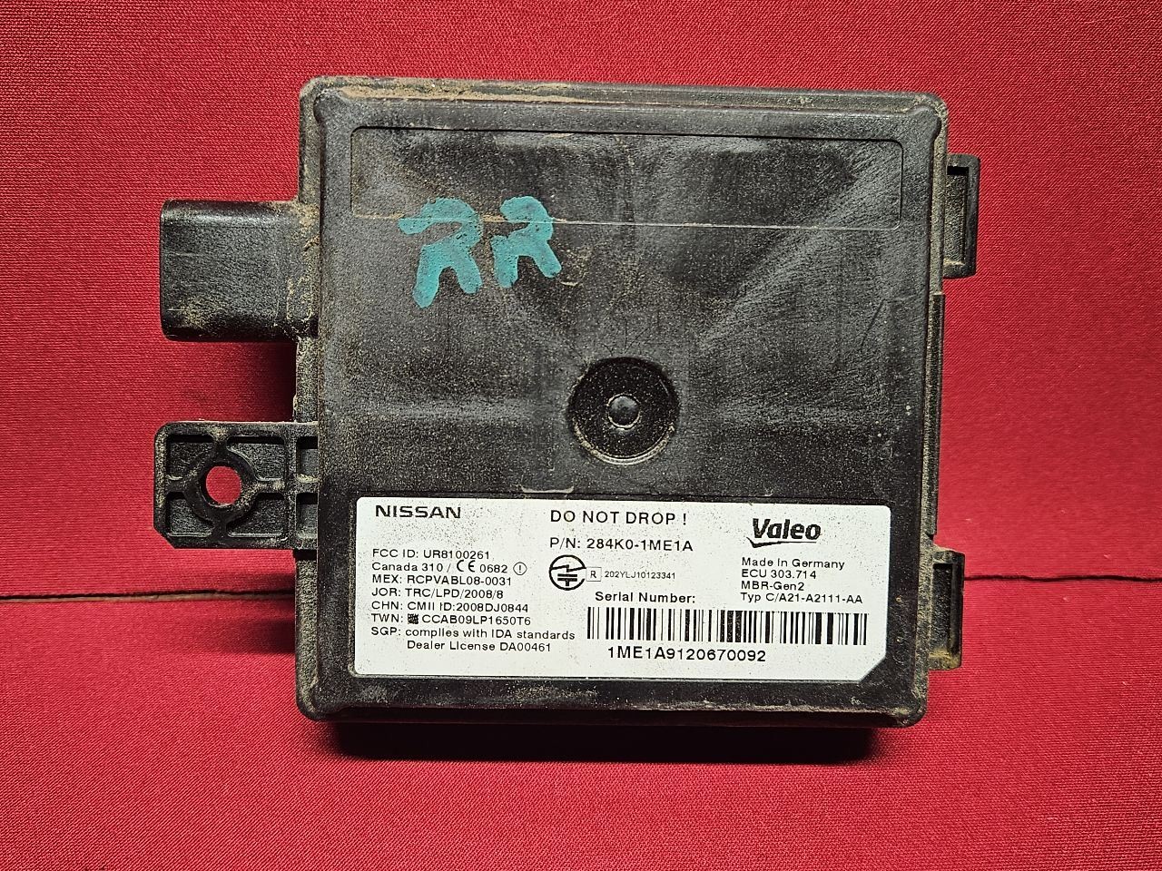 2011-2017 Infiniti Left or Right Blind Spot Sensor Object Warning Control Module