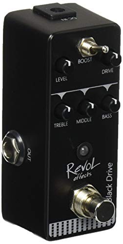 REVOL EFFECTS Twector Amplator Emulator Overdrive Pedal EFD-01 Black