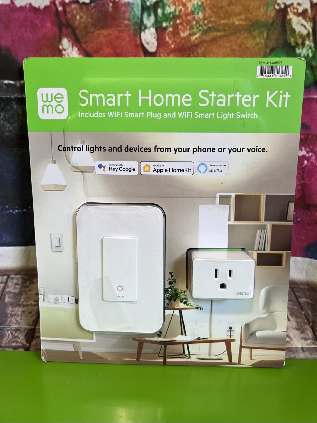 Wemo Smart Home Starter Kit Smart Plug & Switch Controlled Google Apple Alexa