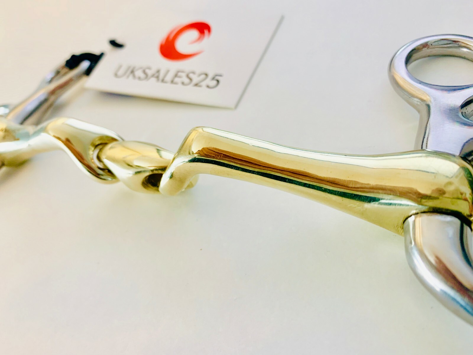 Hanging Cheek Snaffle Bit Connecting Angle (UKSALES25) Same Day Shipping