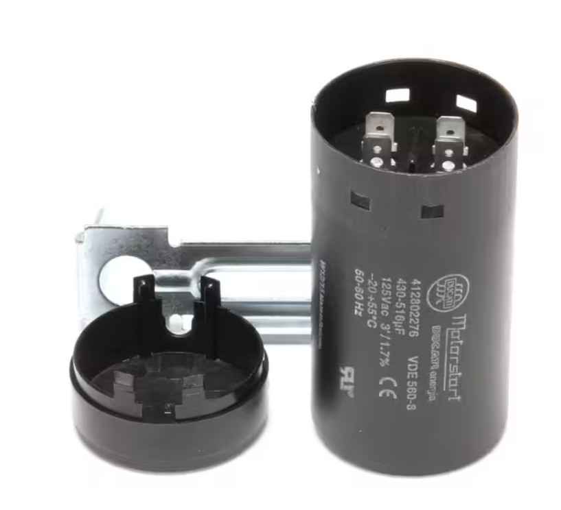 Bunn WDE560-8, 412802276 Capacitor, 125V, 50/60HZ, 430-516uF, Coffee Grinder