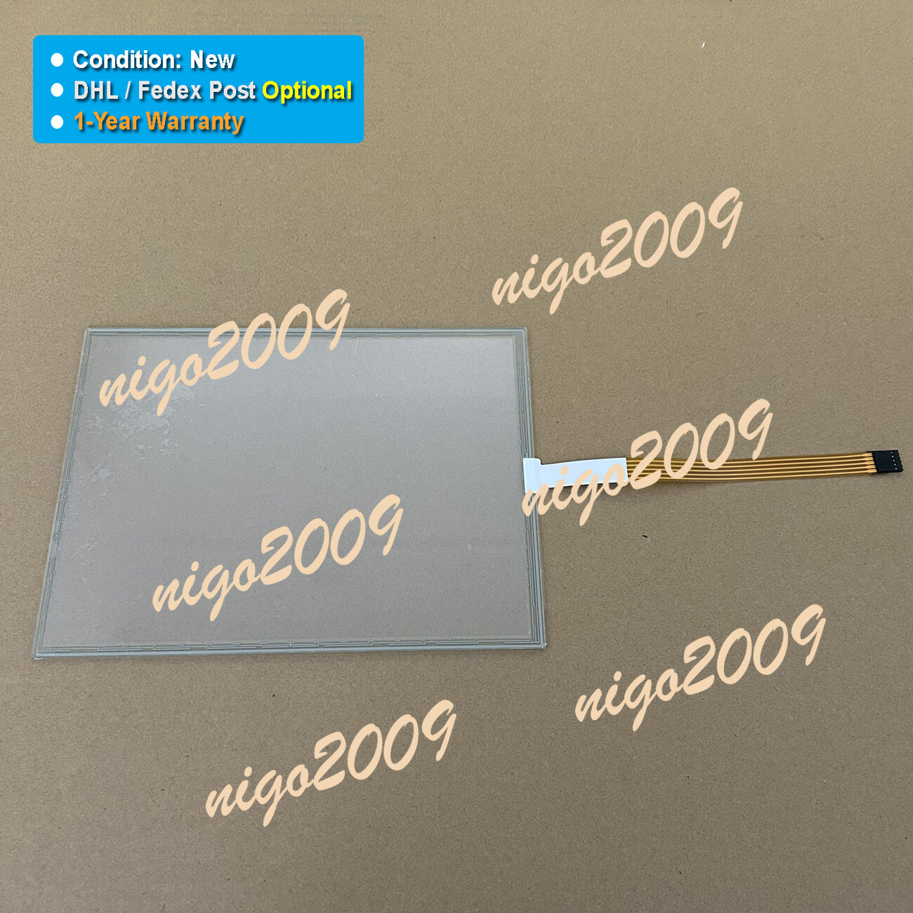 Fit for HIGGSTEC T121S-5RB014N-0A18R0-200FH-C 12.1" 5-wire Touch Screen Glass