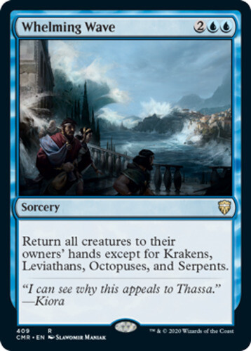 x1 Whelming Wave - Theme Deck Exclusive R MTG Commander Legends M/NM, English